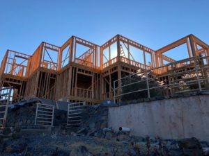 framing for large Fountaingrove new construction