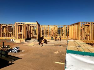 framing for new re-build home in Fountaingrove 2